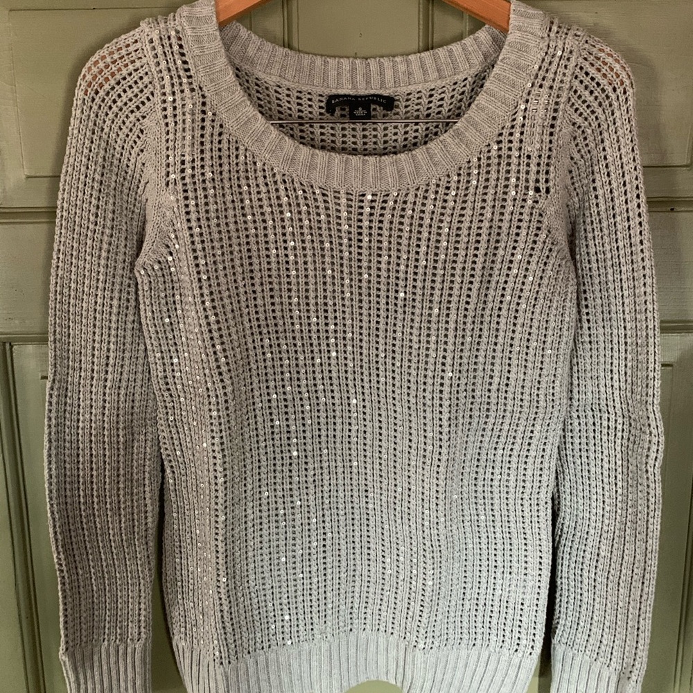 Banana Republic sweater with sequins